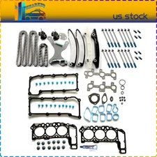 HEAD GASKET BOLTS SET TIMING CHAIN KIT FITS 3.7L 2002-2005 GRAND CHEROKEE DAKOTA