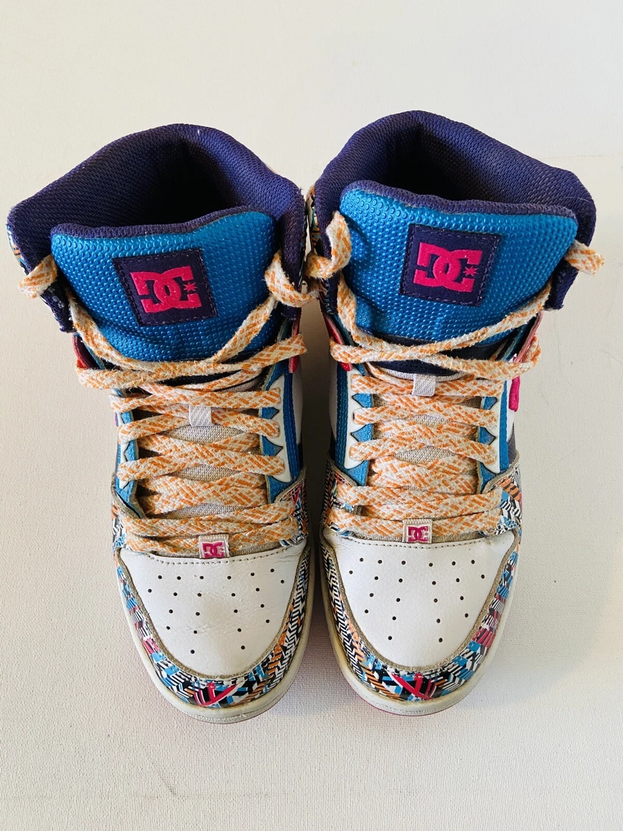 DC Shoes Womens Rebound High LE Skate Multicolor 303400 Color