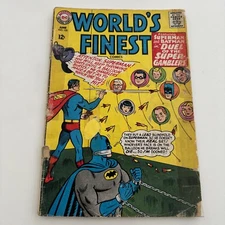 WORLD’S FINEST # 150 | Heavy Tape Repair | DC COMICS 1964 | Batman & Superman