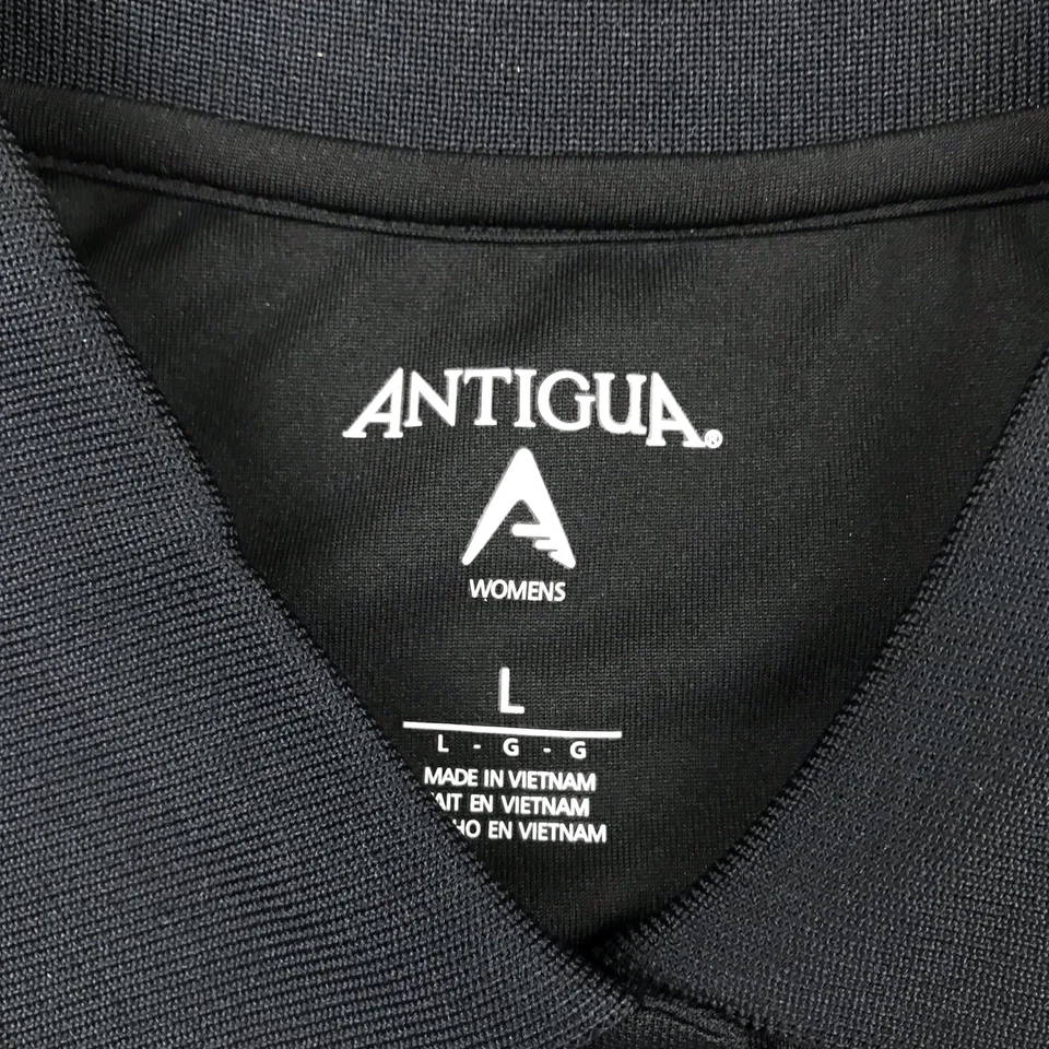 Camisa Travelers Championship Mujer Grande Negra Polo Desert Dry Golf Top Nueva con Etiquetas Foto 3 de 4