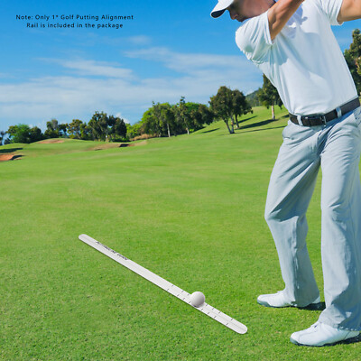 Golf Putting Alignment Schiene Trainingsgeräte, Golf Trainingshilfe Zum Zielen