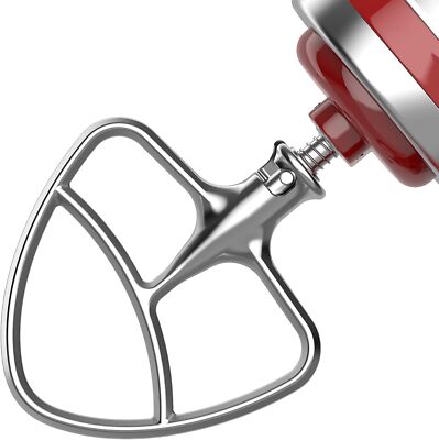 Stainless Steel Beaters for Kitchenaid Stand Mixer, 4.5-5Qt Tilt-Head, silver 