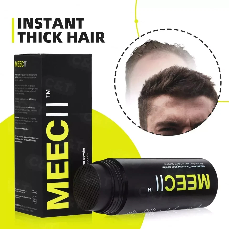 3PACK DEALS Hair Building Fibers 28g Hair Loss Concealer Thicker 100% Cotton - image 2 of 4