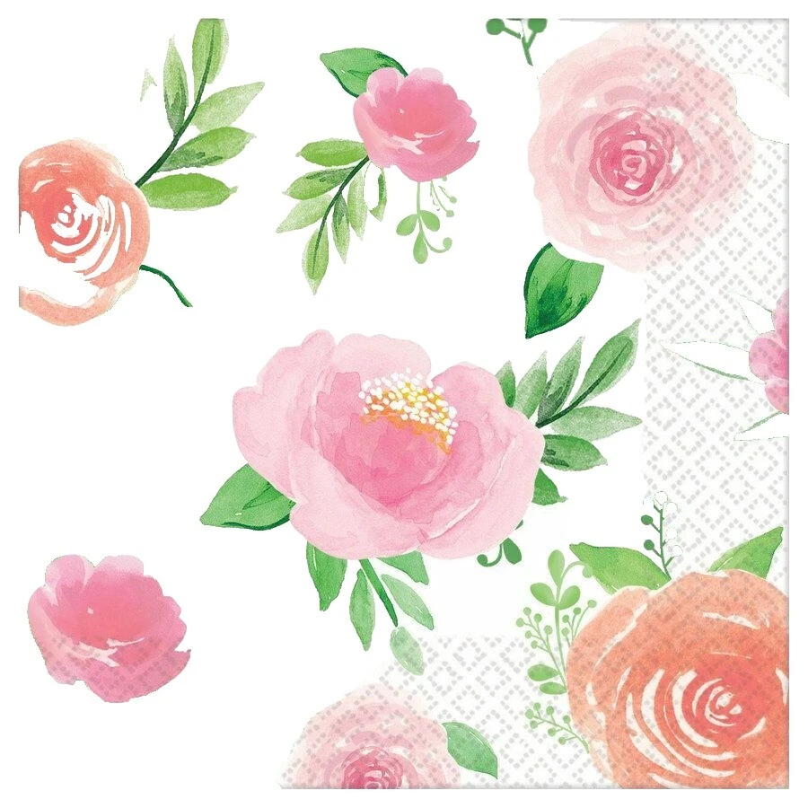 Vajilla de Fiesta Floral Amscan & serveware