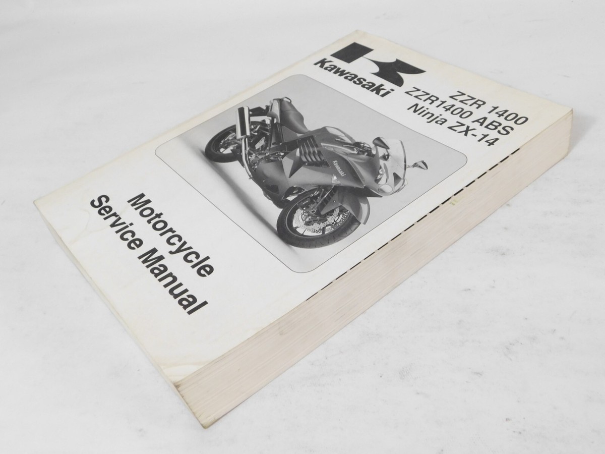 2006 Genuine Kawasaki ZX 1400 Ninja ZZR1400 Repair Service Manual