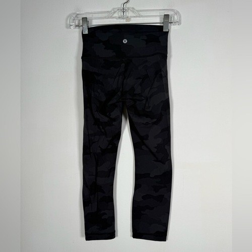 Lululemon Athletica Donna Taglia 2 Wunder Under Crop High Rise Full On Luxtreme - Foto 2 di 4