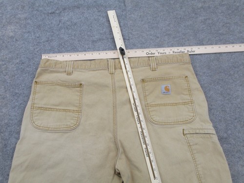 Carhartt Shorts Mens 42 Brown Cargo Relaxed Fit Work Workwear Adult 10" * - Picture 4 of 6