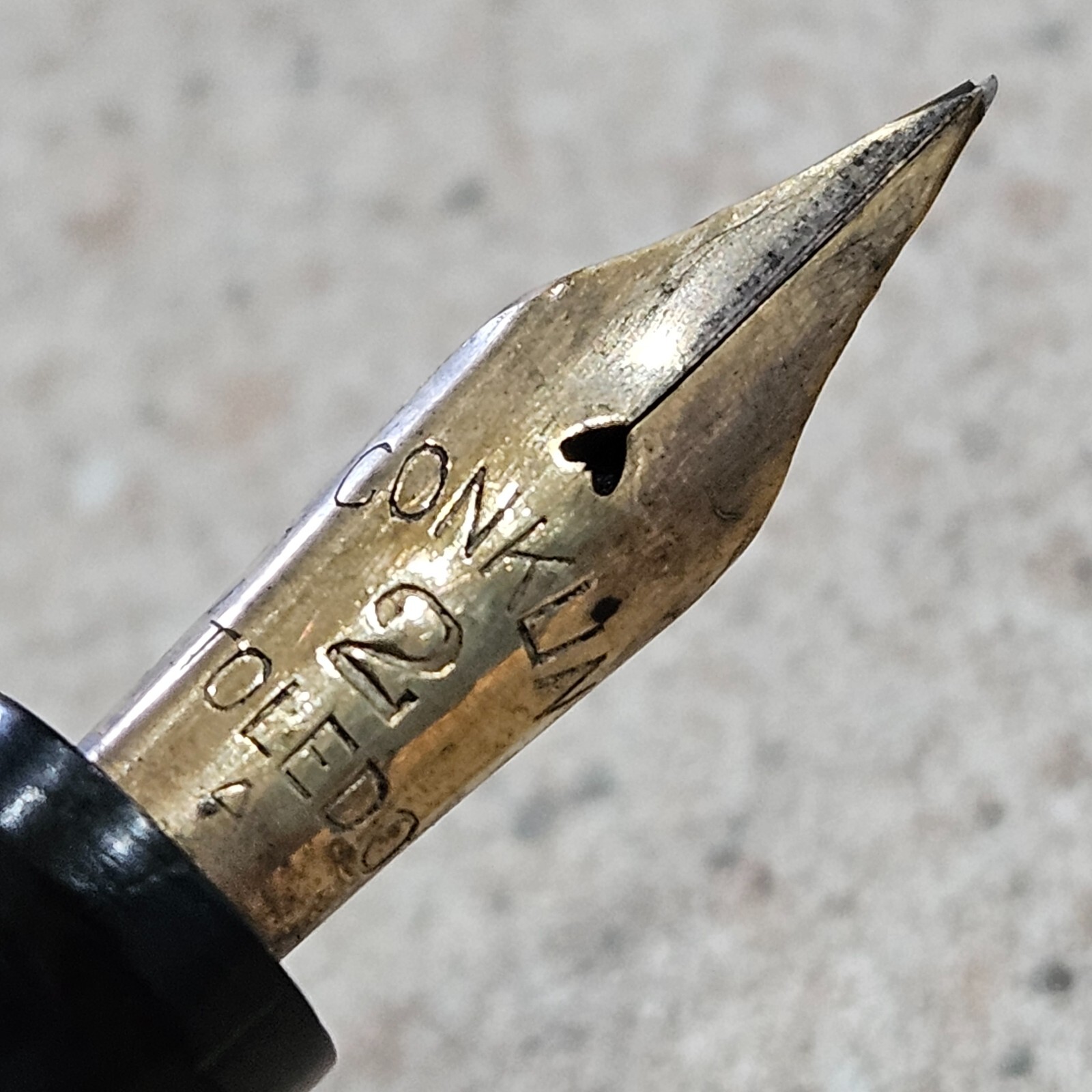Vintage Conklin Crescent Filler BHR, Mercantile Clip, Toledo #2 NIB Fountain Pen