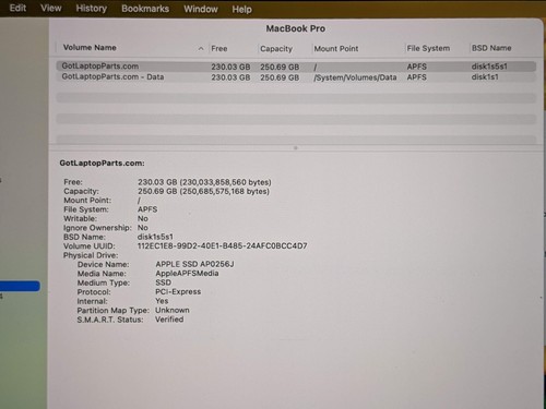 Apple MacBook Pro 13"Mid-2017 A1708 i5-7gen 2.3GHz 16GB 256GB MPXQ2LL/A Monterey - Afbeelding 21 van 22
