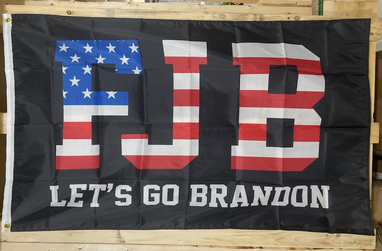 Let's Go Brandon Flag 2X3 Ft RED E #1 #FJB Anti Joe Biden TRUMP AMERICA