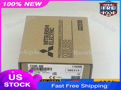 1PC Mitsubishi FX3UC-4AD PLC Module New In Box Expedited Shipping FX3UC4AD