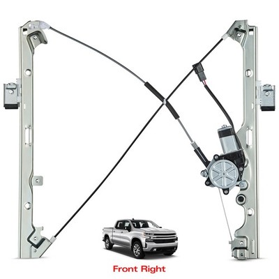 For 2000-2006 GMC Sierra 1500 Front Passenger Power Window Regulator & Motor