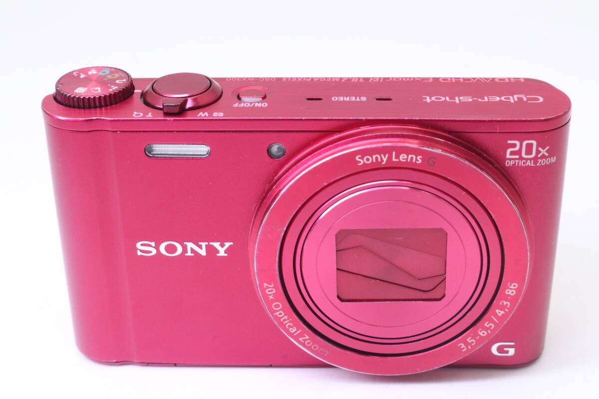 SONY、Cyber-shot 、DSC-WX300 SONY Cyber-shot DSC-WX300 Red Sony Compact Digital Camera (f17448