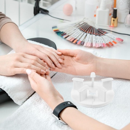 2 Set Magnetische Nagelhalter – Mit Acryl-Basis & Klebepad, Für DIY-Nageldesign Zu Hause
