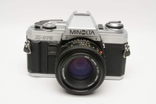 Minolta X370 35mm SLR w/50mm f1.7 Prime lens, New seals, CR, Great