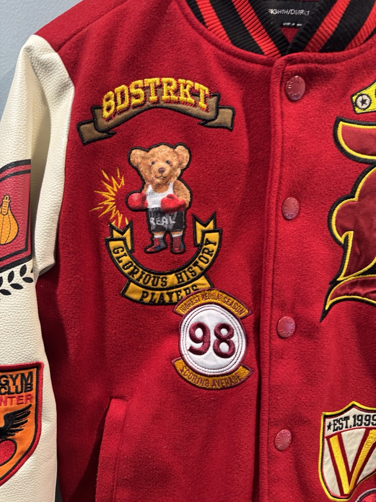 8ighth District Jacket 100% Polyester Size Small … - image 7