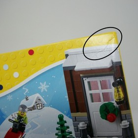 LEGO Winter Fun 40124 RETIRED Christmas Tree Snowmobile Husky Dog Snowman Cabin