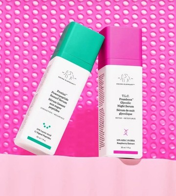 NEW DRUNK ELEPHANT T.L.C NIGHT SERUM & PROTINI RESURF SERUM - 11 PEPTIDES