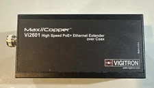 VIGITRON VI2601 HIGH SPEED PoE+ ETHERNET EXTENDER Over Coax