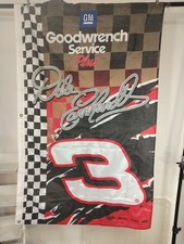 Dale Earnhardt #3 Goodwrench Service Plus NASCAR flag.