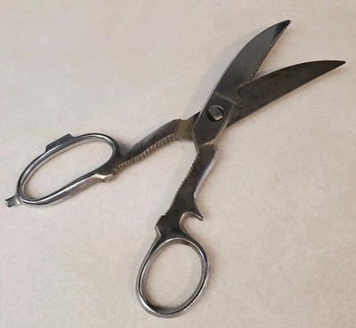 Rex Cutlery Corp. JOY K-300A Chrome Plated Kitchen Scissors 8.5'' Made In Italy