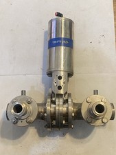 Sanitary Butterfly Valve Pneumatic Actuator Single-acting 2  To 1-1/2  Ends