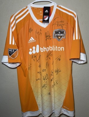 Houston Dynamo Jersey Adidas MLS 2015 Erick Cubo Torres Autograph Men Large NWT
