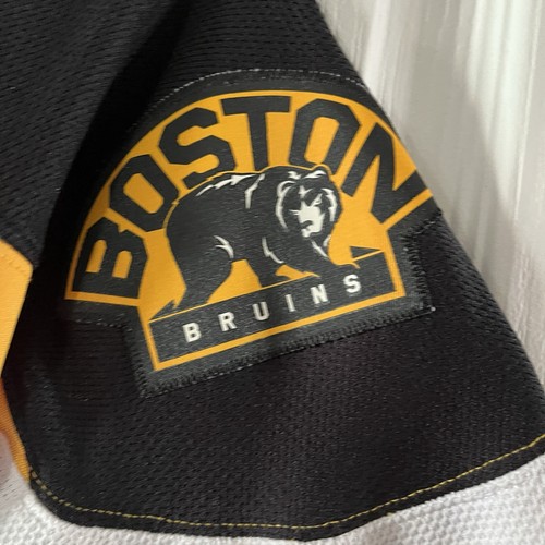 Reebok CCM Premier White BOSTON BRUINS Men NHL Hockey Team JERSEY Size Large - Foto 6 di 11