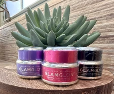 3~  GLAMGLOW YouthMud Glow GravityMud Mud Firming Treatment Mask .5 oz