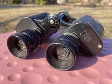 Very Rare 1945 WWII Soviet Russian Krasnogorsk NKV 393 KMZ made 6x30 Binoculars