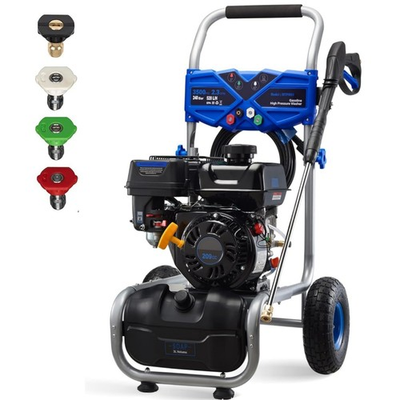 #ad Gas Pressure Washer Gas Powered Washer with 4 Nozzlesamp;Soap Tank 3500 PSI 2.3 GPM $272.99
