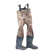 Lacrosse Waders Camo Cattail Size 10 XL 1000g Thinsulate