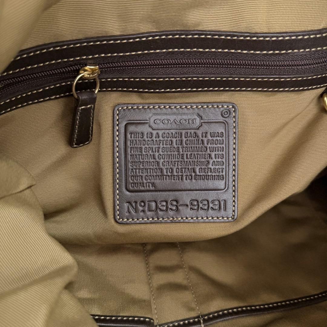 Coach One-shoulder Bag Patchwork Design Suede And… - image 18