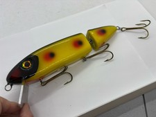 9” BL Custom Lures Fat Bert Jointed 5 Of Diamonds Canadian Crankbait Musky Lure