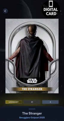 10cc The Stranger Black Galactic Antiquities Base Star Wars Card Trader