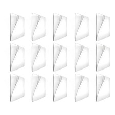 HRSDZKJ 15Pcs Transparent Wall Mounted Replacement Sticky Pads for Kitchen Ba...