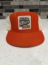 Vtg USA MADE Dresser Atlas Good & Ready Patch Trucker Hat Snapback Cap Vintage