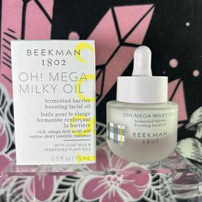 #ad Beekman Oh Mega Milky Oil Fermented Barrier Boosting Facial Oil 15ml $18.00