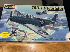 Revell  1/48 TBD-1 Devastator'  Model Kit# 85-6875 No Historical Book