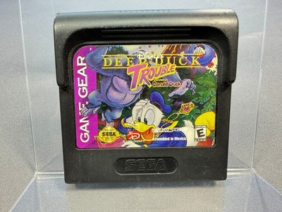 SEGA GAME GEAR DEEP DUCK TROUBLE STARRING DONALD DUCK GAME DISNEY