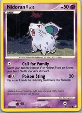 Nidoran F #91/123, Mysterious Treasures, LP/MP