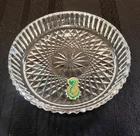 Vintage Waterford 5" Trinket Tray Wine Bottle Coaster Candle Holder Tagged