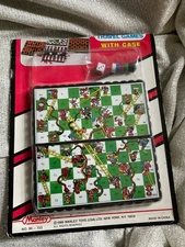 MAGNETIC SNAKES AND LADDERS TRAVEL SIZE BOARD GAME Manley 1989 Vtg See Pics