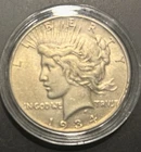 1934 PEACE SILVER DOLLAR  ~ NICE COIN ~EF  / no Mint Mark