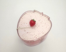 Celavi x Strawberry Shortcake 500Pc Cotton Swab With Jar