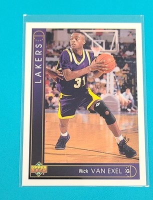 【サイン入り】Vincent Delbrouck 1993-94 Upper Deck RC #162 Nick Van Exel Los Angeles Lakers