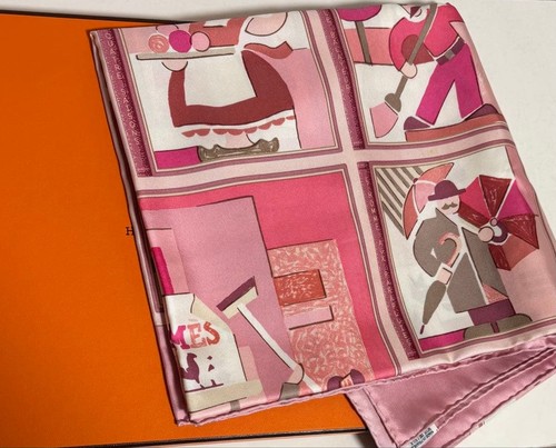 HERMES Scarf Carre 90 Les Petits Metiers de Paris