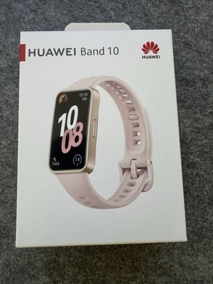 Huawei Band 10 Smartwatch, Pink, Lila, Schwarz, 