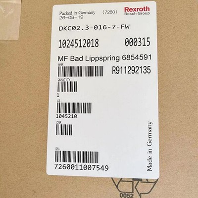 1piece New Rexroth DKC02.3-016-7-FW Servo Drive Controller R911292135