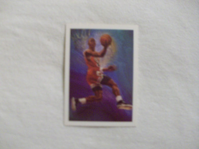 MICHAEL JORDAN 1990-91 NBA HOOPS # 358 ART TEAM CHECKLIST CHICAGO BULLS